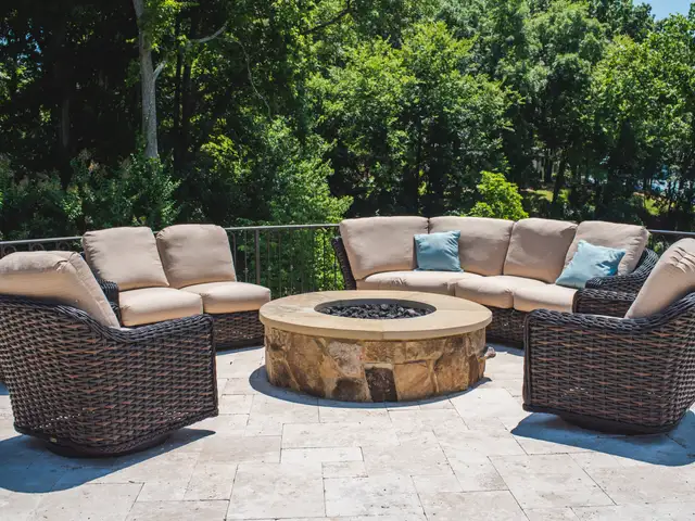 Fire feature built by Waterscapes Backyard Resorts in Middle Tennessee