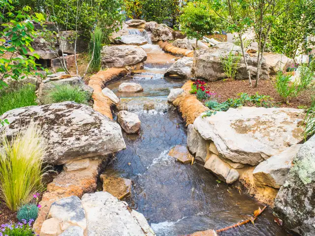 Pond and stream built by Waterscapes Backyard Resorts in Middle Tennessee