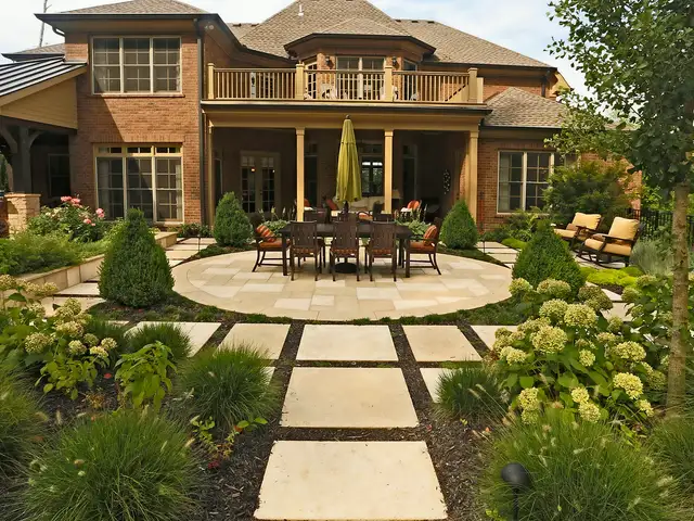 Walkway and hardscape built by Waterscapes Backyard Resorts in Middle Tennessee