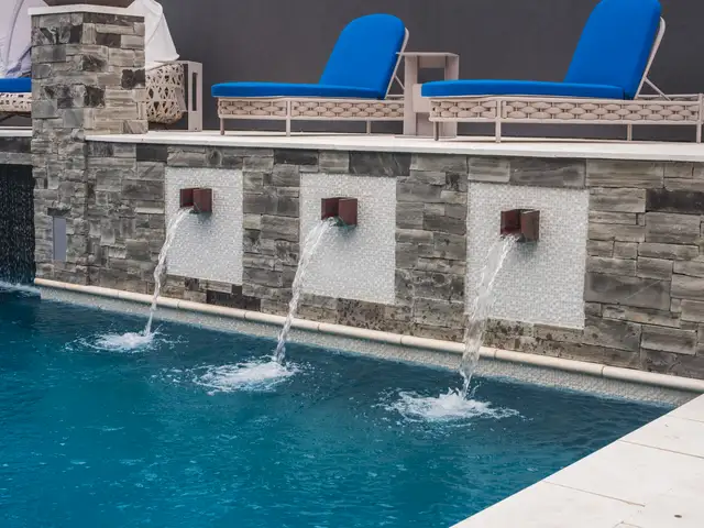 Water feature built by Waterscapes Backyard Resorts in Middle Tennessee