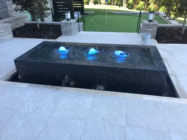 Water feature built by Waterscapes Backyard Resorts in Middle Tennessee