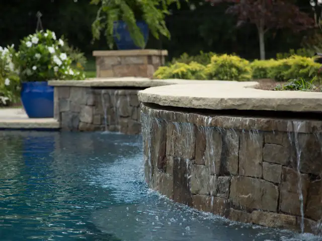 Water feature built by Waterscapes Backyard Resorts in Middle Tennessee