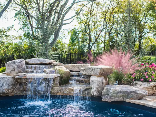Water feature built by Waterscapes Backyard Resorts in Middle Tennessee
