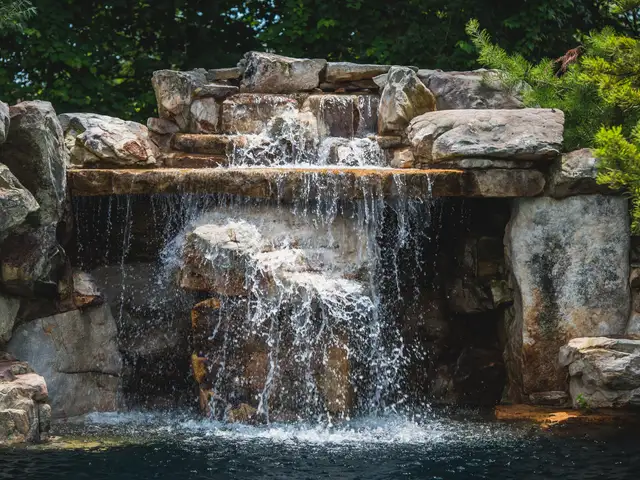 Water feature built by Waterscapes Backyard Resorts in Middle Tennessee