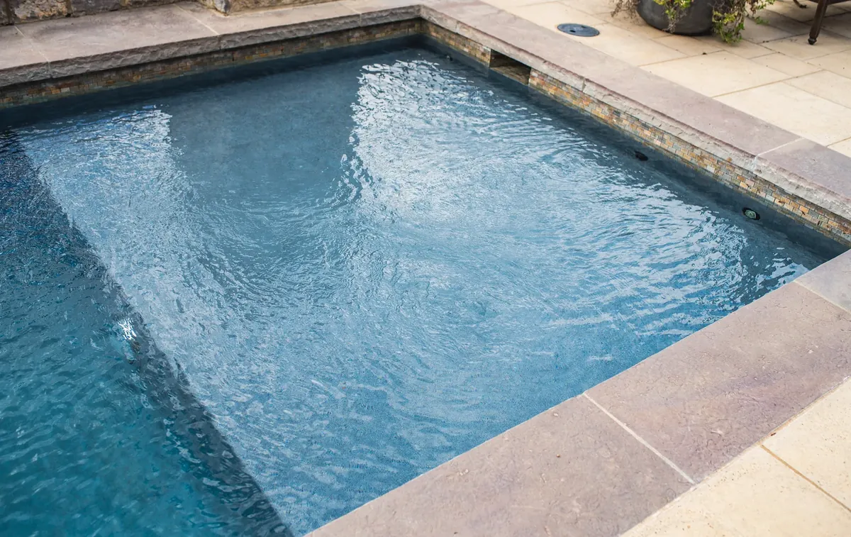 Custom pool on a Gallatin, Tennessee property near Old Hickory Lake