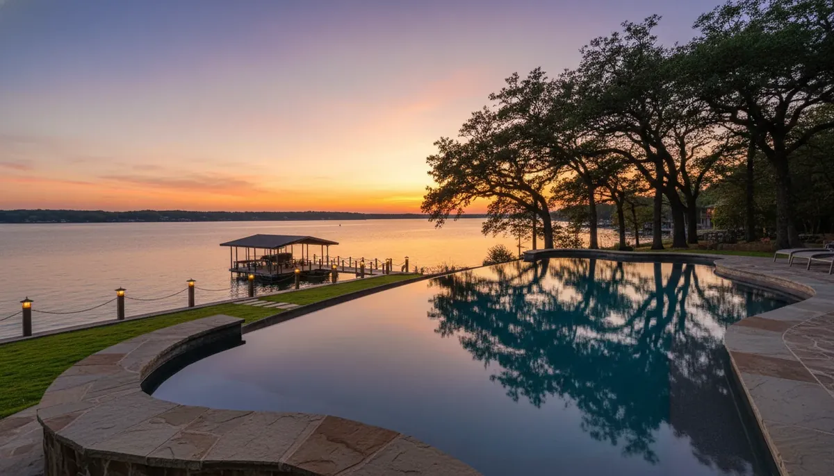 Custom pool near Old Hickory Lake, Tennessee
