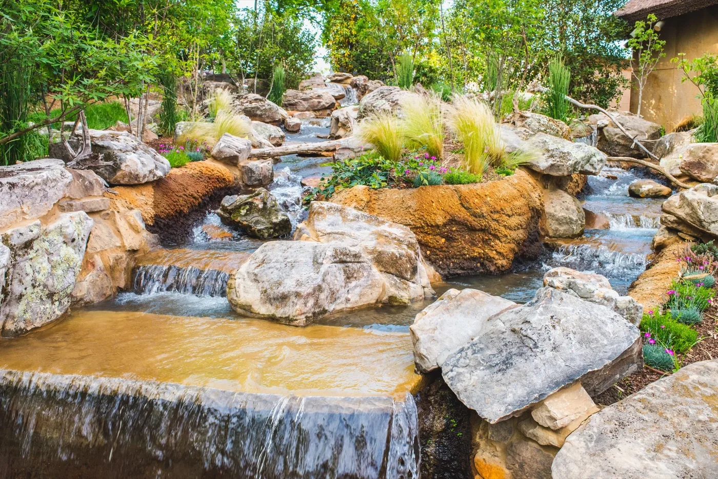 Cascading Boulder Falls